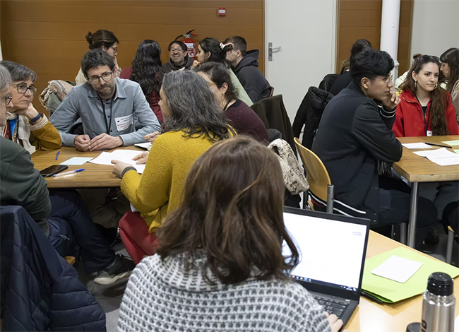 La jornada presencial a Manresa va comptar amb sessions de grup col·laboratives. © CNEA