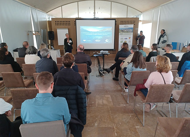 Juana Barber durant la seva intevenció. Autor: XPN