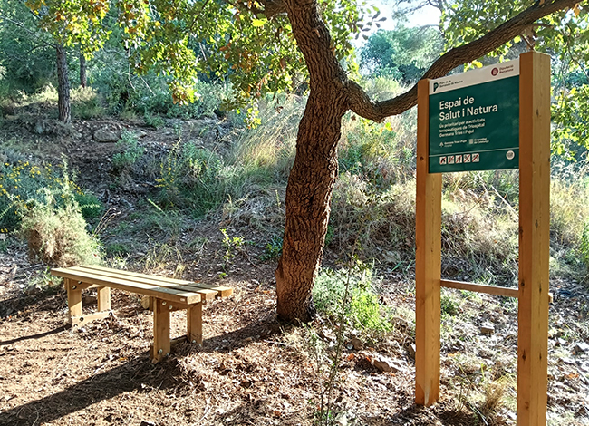 Espai de Salut i Natura al Parc de la Serralada de Marina. ©XPN