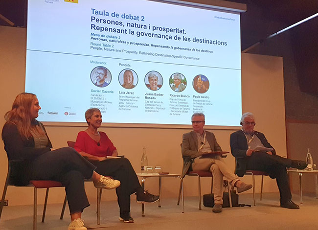 Juana Barber va participar en la taula de debat 