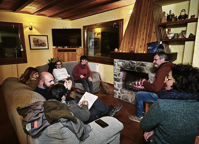 Durant una de les sessions pràctiques de la formació per a verificadors d'empreses de la CETS. Autoria: XPN