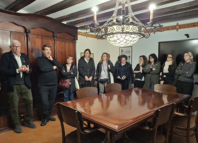 Visita a la sala de juntes del CEC amb el vicepresident Antoni Olivella. Autor: XPN