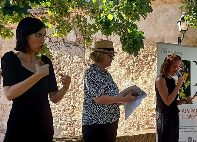 Un dels recitals de Poesia als parcs amb interpretació de LSC. Autoria: XPN