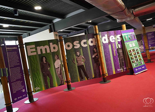L'exposició d¡Emboscades, al congrés. Autor: Congreso Forestal Español