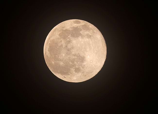 Lluna plena. Autor: Montse Mora / Museu de Ciències Naturals de Granollers