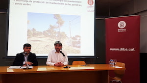 Calderer i Guiteras a la presentació. Autor: Diba