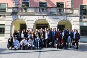 Estudiants a l'Ajuntament. Autor: Aj. Castelldefels