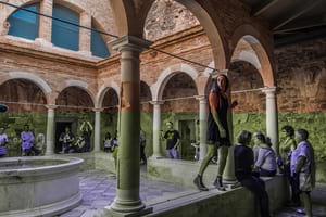 Claustre d'Escaladei. Autora: Júlia Viejobueno