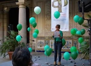 Miriam Cano, en el recital inaugural. Autor: XPN