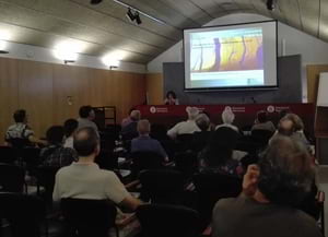 Moment de la xerrada. Autor: Cercle Voluntaris