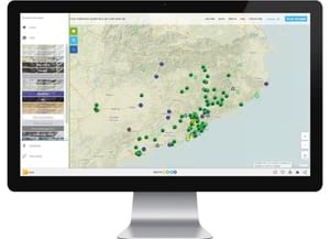 Visualització d'un dels mapes d'ApS. Autor: Medi Ambient