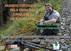 Cartell de la xerrada. Autor: Cercle Voluntaris