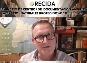 Josep Melero en el vídeo de presentació<br />del XIX Seminari RECIDA. Autor: RECIDA