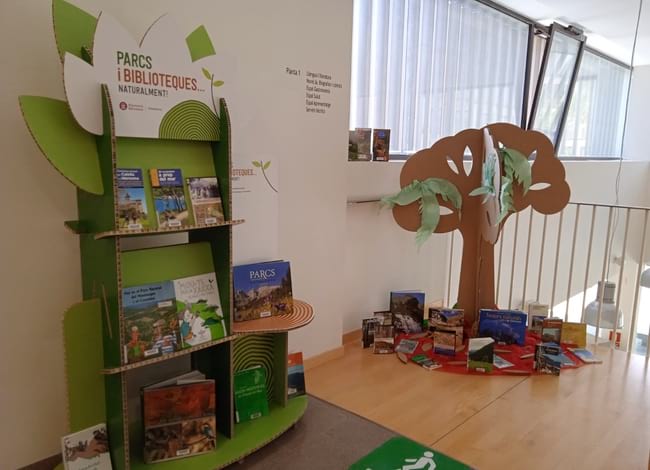 Expositor de #Parcsibiblios. Autor: XBM