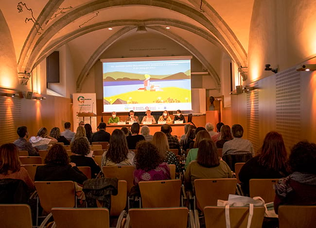 La presentació de la jornada, a l'Institut d'Estudis Catalans. Autor: XPN