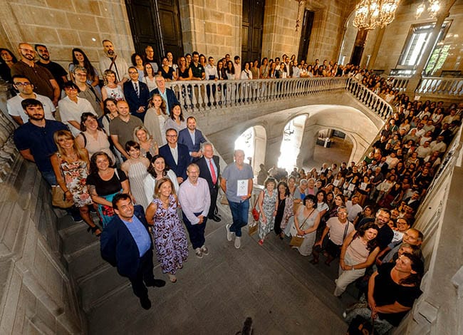 Representants de totes les empreses acreditades. Autor: Gabriel Calzado / Cambra de Comerç