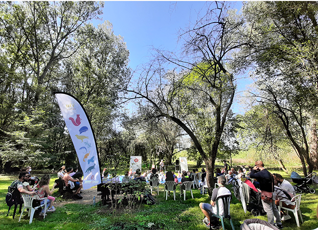 L'Àrea d'esplai de la Font Trobada és un dels espais on habitualment es duu a terme la Matinal al Parc de l'EN Guilleries-Savassona. Autoria: XPN