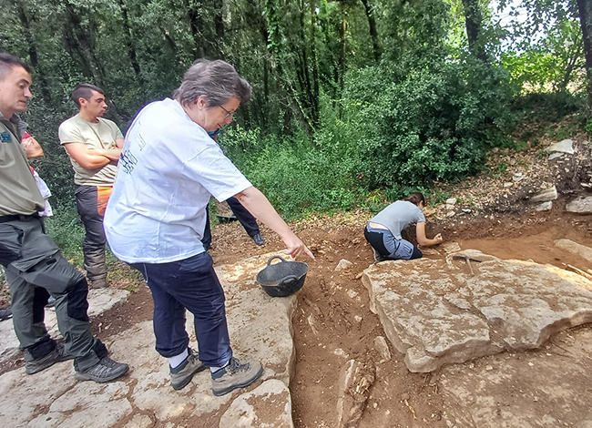 Els treballs d'enguany han descobert nous murs. Autor: XPN