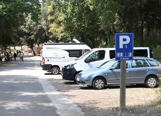 Aparcament de l'àrea d'esplai. Autor: XPN