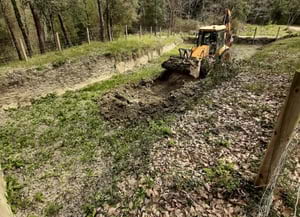 Buidat de sediments la bassa d'en Brudon.<br />Autor: XPN