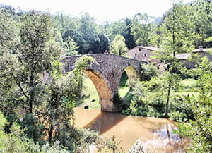 El pont de Malafogassa, un dels encants de <br />l'Espai Natural. Autor: XPN