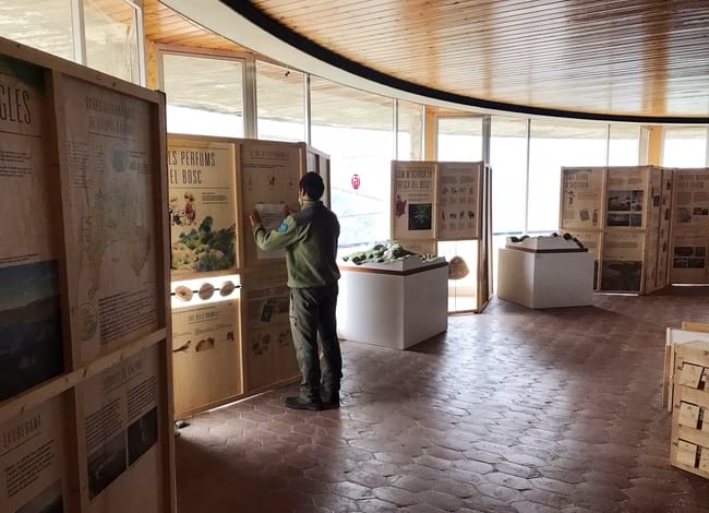 L'exposició al Centre d'Informació de Vilanova de Sau. Autor: XPN