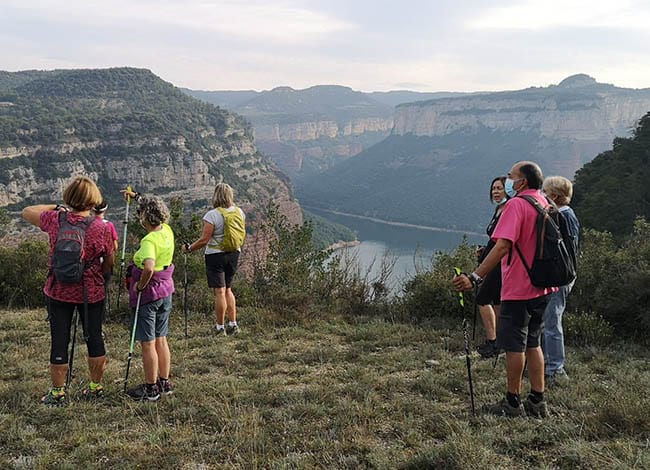 Descoberta dels cingles propers al pantà de Sau, a l'Espai Natural de les Guilleries-Savassona. Autor: XPN