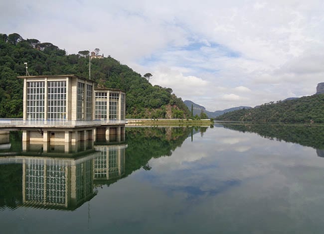 La presa del pantà de Sau. Autor: Oscar Farrerons