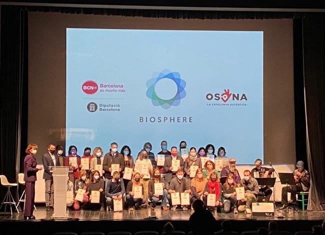 Entrega dels certificats Biosphere. Autor: IX Nit del Turisme d'Osona