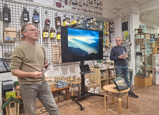La presentació del llibre a la Llibreria Òryx, el 16 de març. Autor: Josep Melero