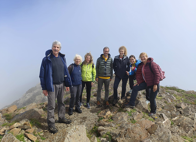 Foto de grup dels participants al famtrip. Autoria: Turisme Montseny