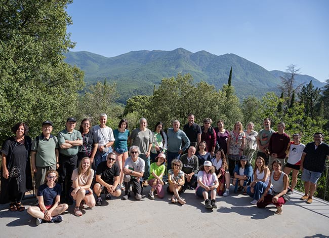 Grup d'alumnes de la Summer School Professional de Teràpia de Bosc al Parc Natural i Reserva de la Biosfera del Montseny: Autor: FTHub