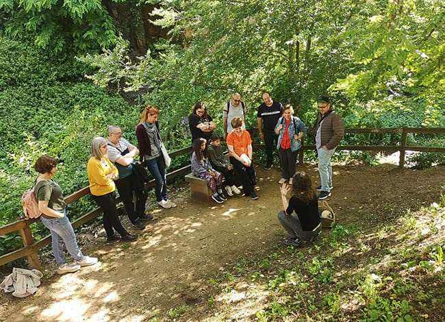 Recorregut pel tram mig de la riera d'Arbúcies. Autor: Centre de Documentació del Montseny - Secció Humanitats (Arbúcies)