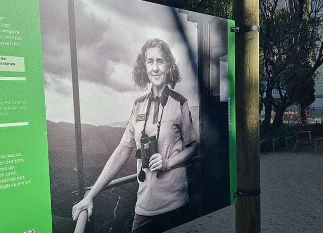 Imatge de la fotografia de Dolors Rodríguez feta per Michele ourel. Autor: Ana Villagordo