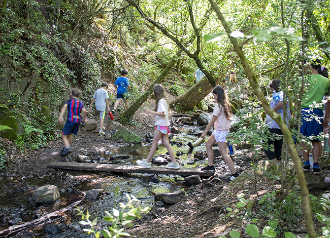 Una escola a la riera de Vallcàrquera. Autor: XPN