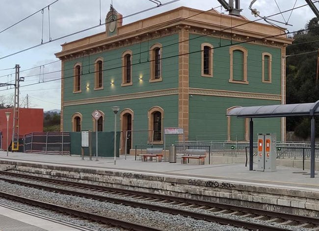L'estació de Palautordera, reformada. Autor: XPN