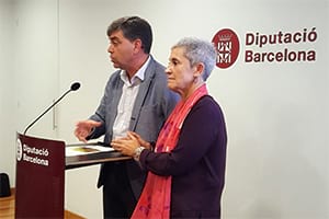 Calderer i Barber durant la presentació. Autor: Diputació de Barcelona
