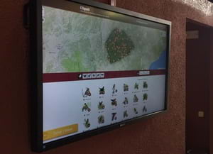 Pantalla tàctil al CI de Fogars. Autor: XPN