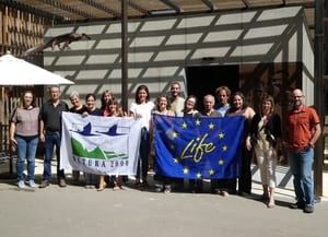 Delegades europees i equip del Life Tritó. Autor: XPN