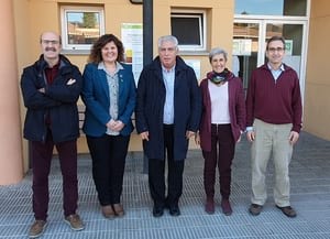Diputats, directors i alcalde a la jornada. Autor: Diba