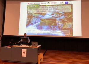 García durant la ponència. Autor: Life Tritó Montseny