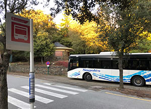Parada del Bus Parc a Fontmartina. Autor: XPN