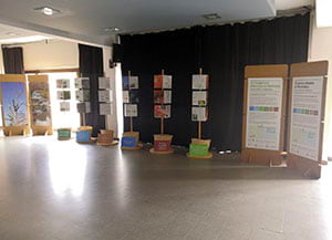 L'exposició, al Local Social. <br />Autor: Ajuntament de Cànoves i Samalús