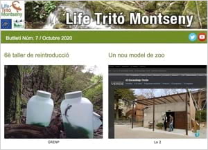 7è butlletí. Autor: Life Tritó Montseny