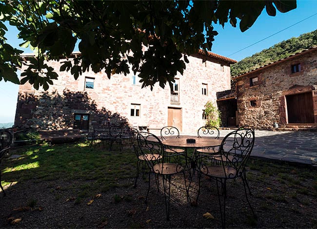 Masia la Morera, al Parc Natural del Montseny.<br />Autor: XPN