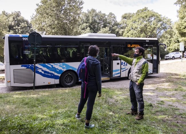 Servei de Bus Parc al Montseny. Autor: Ricard Badia