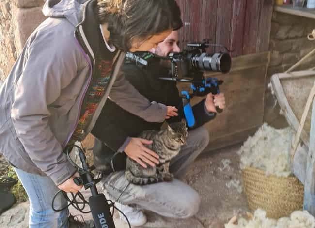 Moment d'un rodatge al Parc Natural del Montseny. Autor: XPN