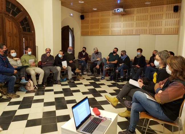 4a trobada d'hidròlegs a Masia Mariona. Autor: Life Tritó Montseny