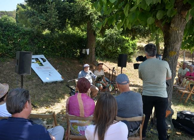 Martí Boada i Mau Boada durant el recital. Autor: Tramoia Cultura