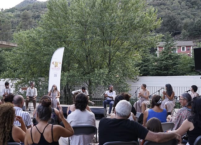 Heaven & Earth a la plaça Anna Bosc del Figaró. Autora: Maria Argentí